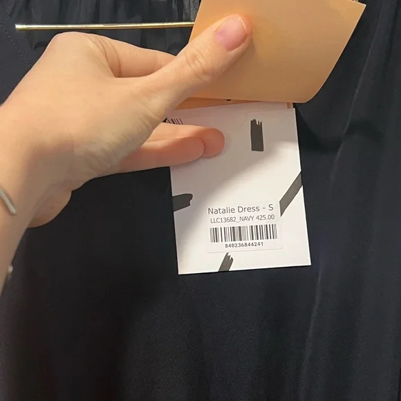 LA LIGNE Natalie Silk-Chiffon Midi Dress - Size Small - Picture 6 of 7